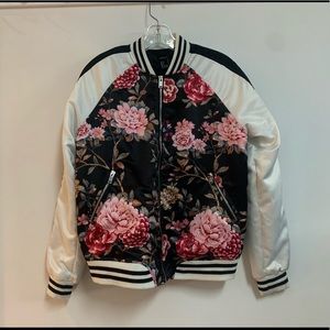 Forever 21 satin Bomber jacket